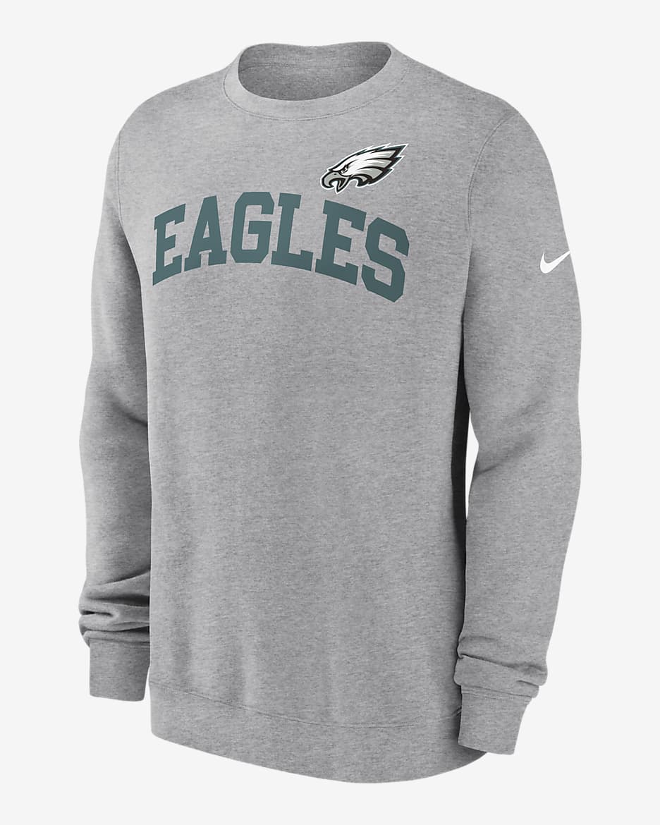 Philadelphia eagles crew sweatshirt online